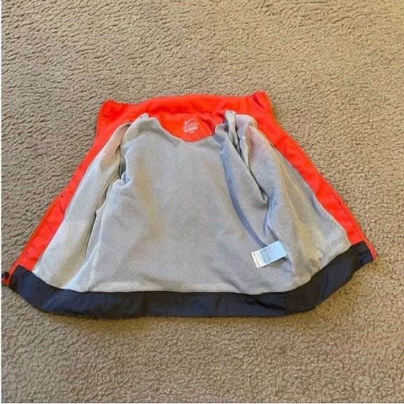 Nike Orange and Gray Full Zip Hoodie - Picture 2 of 4